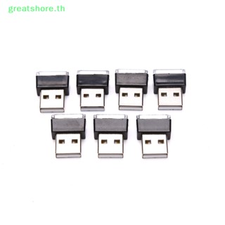 Greatshore หลอดไฟนีออน LED USB ขนาดเล็ก สําหรับตกแต่งภายในรถยนต์