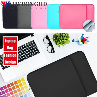 Myronghd ปลอกหุ้มแล็ปท็อป โน๊ตบุ๊ค แบบนิ่ม มีซิปคู่ สําหรับ Dell