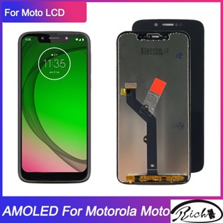 Amoled หน้าจอสัมผัส LCD แบบเปลี่ยน สําหรับ Motorola Moto G7 Play XT1952-4