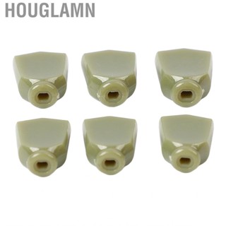 Houglamn Tuner Buttons  Plastic Acoustic Guitar Tuning Peg 6Pcs for Replacement