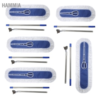 HAMMIA Oxford Cloth Flat Mop 360 Degree Rotation Floor Cleaning Hotel for Factory Household