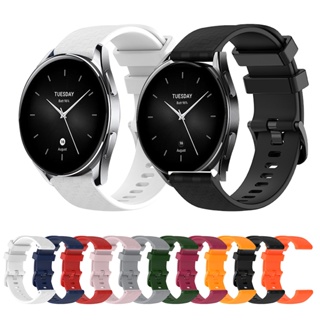 สายนาฬิกาข้อมือซิลิโคน กันน้ํา สําหรับ Xiaomi Watch S2 42 มม. 46 มม. Xiaomi MI Watch S1 Pro