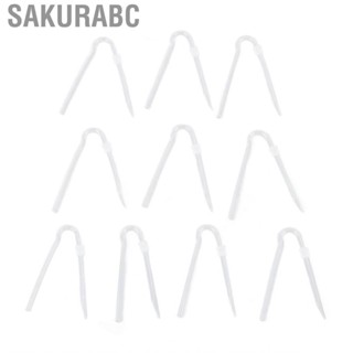 Sakurabc 10pcs Type R BTE Earmold Replacement Tubing Preformed Shape  Aid Tubes with Tube Lock 3.3x2mm/3.6x2mm