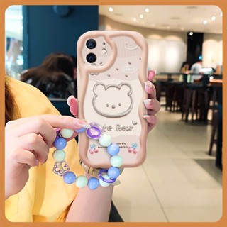 Pendants originality Phone Case For iphone11 interest Liquid silicone texture Soft flower romantic lovely Love bracelet trend