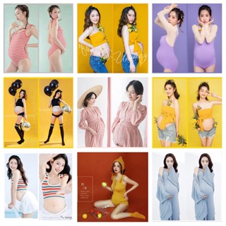 ชุดคลุมท้อง เครื่องแต่งกาย สําหรับถ่ายภาพสตูดิโอ แม่ตั้งครรภ์