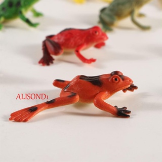 Alisond1 กบจําลอง เหมือนจริง ไม้อวบน้ํา ไมโคร ภูมิทัศน์ ตกแต่งบ้าน สวน อุปกรณ์ นางฟ้า สวน เครื่องประดับ