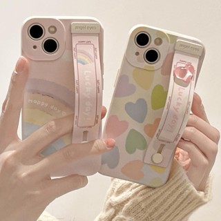 เคสโทรศัพท์มือถือ ซิลิโคนนิ่ม พร้อมสายรัดข้อมือ สําหรับ Samsung Galaxy S20 S21 FE S22 S23 Ultra Plus