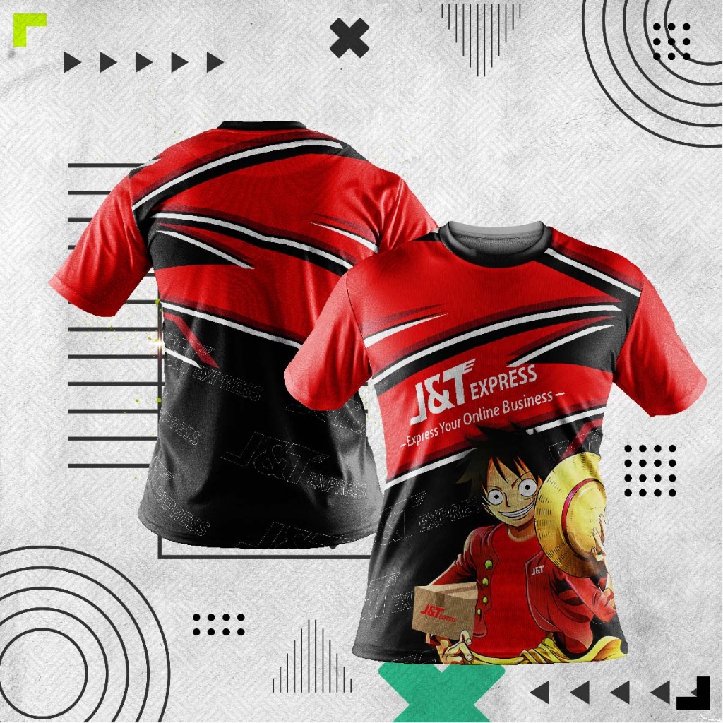 FAZZ JNT02 - J&T EXPRESS JERSEY V2 TSHIRT / LONGSLEEVE / SHORTSLEEVE / MICROFIBER QUICKDRY / JERSEY