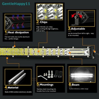 Gentlehappy แถบไฟ Led 1200W 20 นิ้ว สําหรับรถบรรทุก SUV ATV 22 นิ้ว
 .