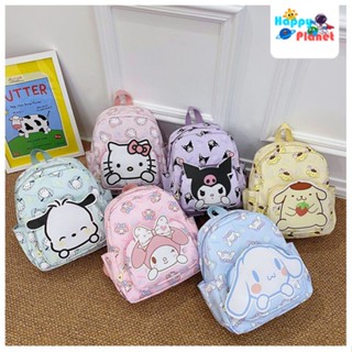 พร้อมส่ง ส่งฟรี กระเป๋าเป้สะพายหลัง ลายหนังสือ Sanrio Melody Kuromi Cinnamon Dog สีแดง สไตล์ญี่ปุ่น สําหรับเป็นของขวัญวันเกิดแฟน