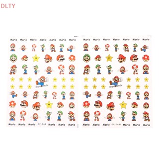 SANRIO Dl สติกเกอร์ ลายอนิเมะ Super Mario Bros 5D น่ารัก สําหรับตกแต่งเล็บ ของขวัญวันเกิดเด็ก