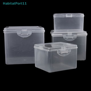 Habitatport กล่องเก็บเครื่องประดับ ทรงสี่เหลี่ยมผืนผ้า พร้อมฝาปิด อเนกประสงค์