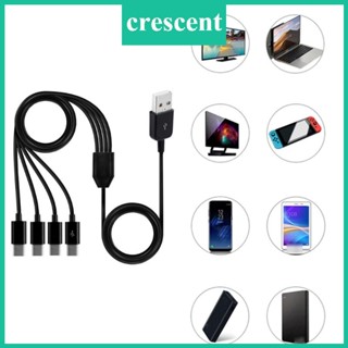 Cre สายชาร์จ USB C 4 in 1 ชาร์จเร็ว