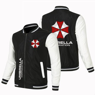 Umbrella LOGO Baseball Uniform Colorblock Thin Sports Windbreaker Jacket