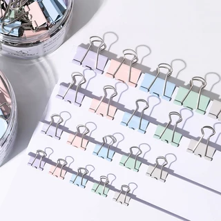 คลิปหนีบกระดาษ คลิปสี มีหลายขนาดมากๆ ราคาถูกสุดๆ คลิปหนีบเอกสาร สีพาสเทล คลิปหนีบสี ฺBinder clip