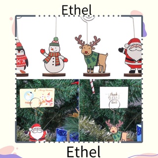 Ethel1 ขาตั้งไม้ สําหรับวางโน้ต ตกแต่งปาร์ตี้คริสต์มาส งานแต่งงาน