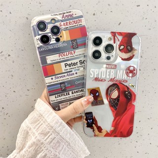 เคสโทรศัพท์มือถือแบบนิ่ม ลายสไปเดอร์แมน สําหรับ VIVO Y36 Y16 Y02s Y22 Y35 Y77 Y75 Y76 Y72 Y15s Y21 Y21s Y33s Y51 Y31 Y50 Y30 Y12s Y20 Y20i Y20s Y19 Y17 Y15 Y12 Y11 iQOO Z7 Z7x 8 Neo 5 3 เคส