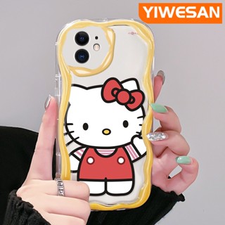 เคสโทรศัพท์มือถือแบบนิ่ม ใส กันกระแทก ลายการ์ตูนเฮลโลคิตตีน่ารัก สีสันสดใส สําหรับ iPhone 11 11 Pro 11 Pro Max