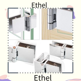 Ethel1 บานพับประตู ทนทาน ไม่ต้องเจาะรู สําหรับเฟอร์นิเจอร์ ตู้กับข้าว