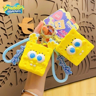 Eul SpongeBob SquarePants พวงกุญแจของเล่นบีบ จี้กระเป๋า ของเล่นสําหรับเด็ก