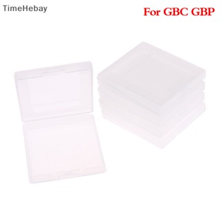 Timehebay กล่องเก็บการ์ดเกม GBC ป้องกันฝุ่น สําหรับ Gameboy Color Pocket GBP EN 5 ชิ้น