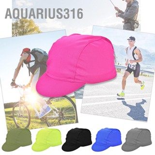 Aquarius316 6 สีระบายอากาศแห้งเร็วหมวกขี่จักรยานกีฬากลางแจ้ง Sunhat หมวกกันน็อคจักรยานสวมหมวก