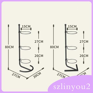 [szlinyou2] ชั้นวางลูกบาสเก็ตบอล แบบเหล็กคาร์บอน สําหรับโรงรถ ในร่ม กลางแจ้ง