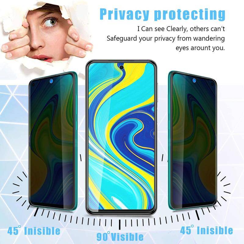 3 ชิ้น Anti spy ฟิล์มนิรภัยสําหรับ Realme 9 Q3 Q3i Q2 Pro Carnival Plus 5G 11 10 Q2i Q ตัวป้องกันหน้