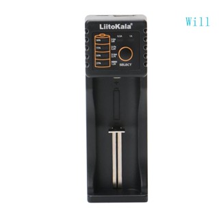 Will Lii-100 ที่ชาร์จแบตเตอรี่ สําหรับ 26650 16340 RCR123 14500 LiFePO4 1 2V Ni-MH Ni-Cd