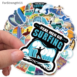 Fo สติกเกอร์ ลาย Surfing Summer Sports สําหรับติดตกแต่งกระเป๋าเดินทาง แล็ปท็อป กีตาร์ สเก็ตบอร์ด รถยนต์ 50 ชิ้น