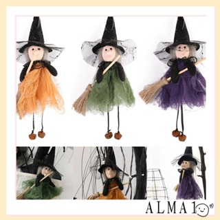 Alma จี้ตุ๊กตาแม่มด คุณภาพสูง สําหรับแขวนตกแต่งปาร์ตี้ฮาโลวีน DIY