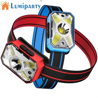 Lumiparty ไฟฉาย Led Cob ขนาดเล็ก แบบพกพา ชาร์จ Usb สําหรับตกปลากลางแจ้ง