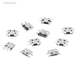 [Initiatour] ซ็อกเก็ตแจ็คเชื่อมต่อที่ชาร์จ type B micro usb 5 pin ตัวเมีย 10 ชิ้น