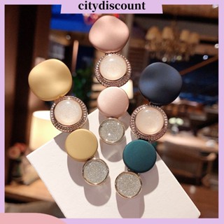 &lt;citydiscount&gt; กิ๊บติดผม ทรงกลม ประดับชิมเมอร์ เหมาะกับปาร์ตี้ แฟชั่นสําหรับผู้หญิง