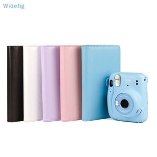 Widefig อัลบั้มรูปภาพ หนัง PU 96 ช่อง สไตล์เรโทร อุปกรณ์เสริม สําหรับกล้อง Instax Square Film