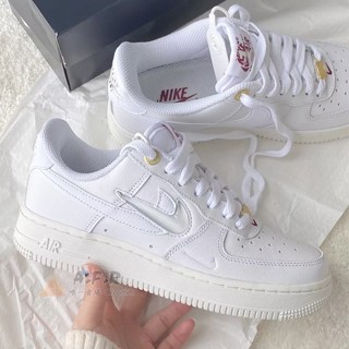 Nike Air Force 1 AF1 40o jelly White PLATINUM รองเท้าผ้าใบลําลอง ขนาดเล็ก เหมาะกับวันเกิด DQ7664-100