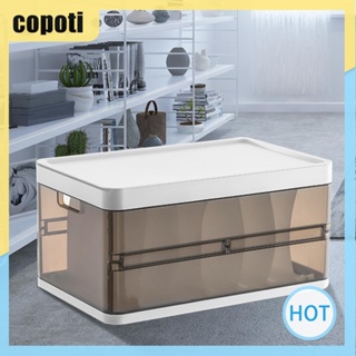 Copoti กล่องเก็บของ 7/9 ช่อง วางซ้อนกันได้ พร้อมฝาปิด สําหรับบ้าน