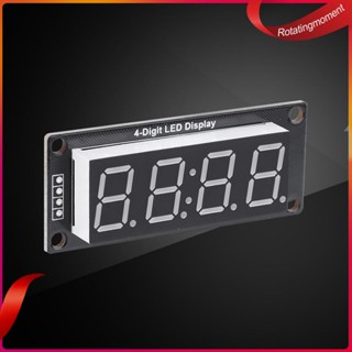 ❤ Rotatingmoment TM1637 โมดูลนาฬิกาดิจิทัล LED 4 หลัก 0.56 นิ้ว