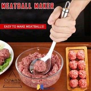 Non-Stick Creative Meatball Maker ช้อนเนื้อ Baller กับหลุมรั่วรูปไข่ Meat Ball เครื่องครัวเนื้อเครื่องมือ MOLISA MOLISA