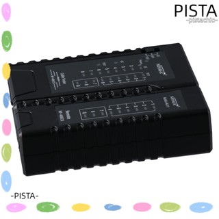 Pista เครื่องทดสอบสายเคเบิลเครือข่าย ขนาดเล็ก แบบพกพา สีดํา สําหรับ RJ45 RJ11 RJ12 CAT5 CAT6 POE Test UTP STP