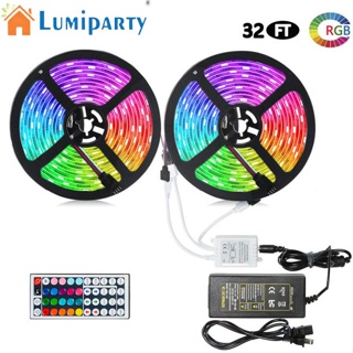 Lumiparty สายไฟ Led 300 ดวง 10 เมตร กันน้ํา Ip65 สว่างมาก 20 สี