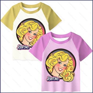 เสื้อยืด พิมพ์ลายการ์ตูนอนิเมะ Eula Barbie แฟชั่นฤดูร้อน สําหรับเด็กผู้หญิง