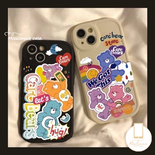 เคสโทรศัพท์มือถือแบบนิ่ม ลายการ์ตูนหมีน่ารัก สีรุ้ง สําหรับ Oppo A16 A17 A76 A54 A12 A55 A15 A7 A57 A5s A3S A9 A78 A95A58 A31 A1K A5 A77s A74 A16K A92 A96 A16E A17K Reno 8 T 7Z 5F 5 A53 เคส