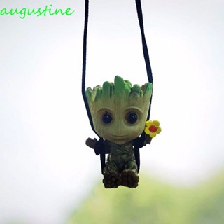 Augustine โมเดลฟิกเกอร์ Groot น่ารัก เหมาะกับของขวัญ สําหรับตกแต่งภายในรถยนต์