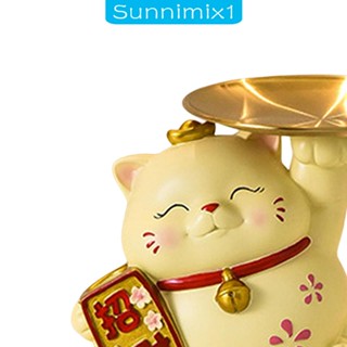 [Sunnimix1] รูปปั้นแมวจิ๋ว สไตล์โมเดิร์น สําหรับตกแต่งบ้าน