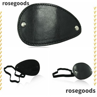 Rosegoods1 แผ่นปิดตาคอสเพลย์ แบบหนัง ลายอนิเมะ DIY