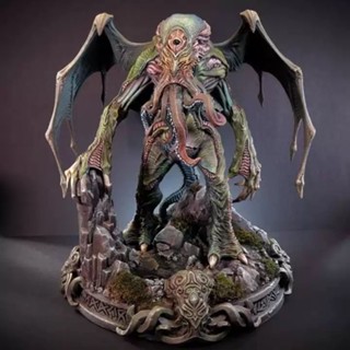 9.9 เหนื่อยมากโมเดลฟิกเกอร์ Love Craftsmanship Cthulhu Series GK White 12 ซม. 3d AFGJ