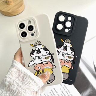 VIVO Y21 Y21S Y21T Y21A Y33S Y33T Y01 Y01A Y15S Y15A Y15C Y50 Y30 Y30i เคสวีโว่ สำหรับ Happy Cat เคส เคสโทรศัพท์