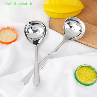 Aaairspecial ช้อนซุป สเตนเลส ทรงกลม สไตล์ตะวันตก สําหรับเสิร์ฟบุฟเฟ่ต์ ข้าว ร้านอาหาร TH