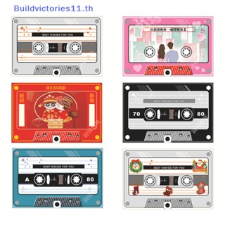 Buildvictories11 เทปคาสเซ็ตบันทึกเสียงเพลง แบบแม่เหล็ก สไตล์เรโทร TH